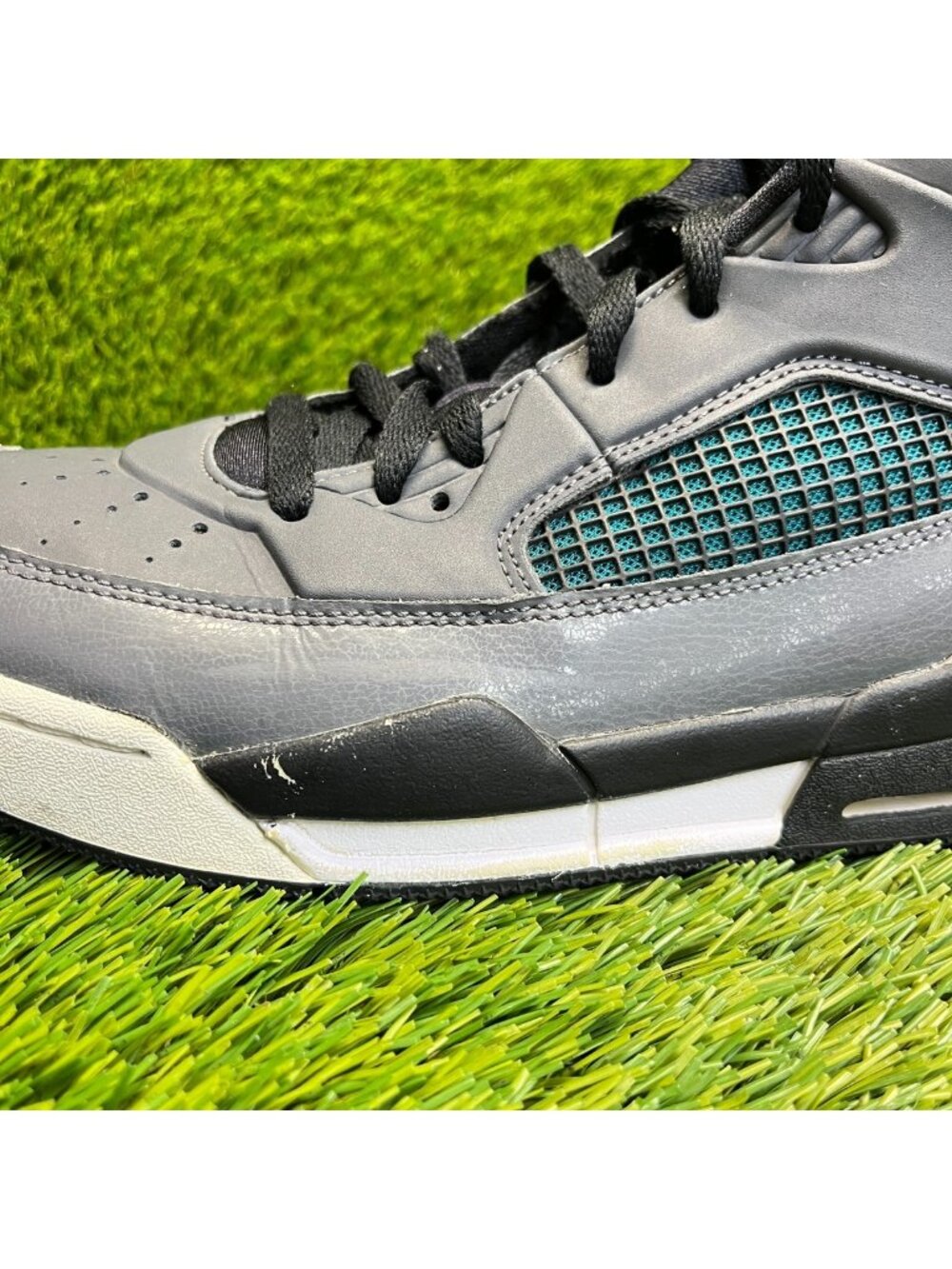 Nike Air Jordan Flight 9.5 Boys Size 7Y Gray Athletic Basketball Shoes Sneakers